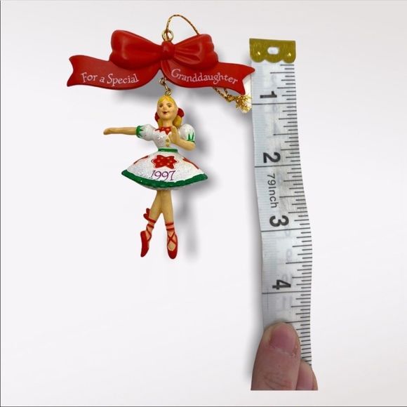 VINTAGE AMERICAN GREETINGS | 1997 Granddaughter Ornament - Picture 4 of 4